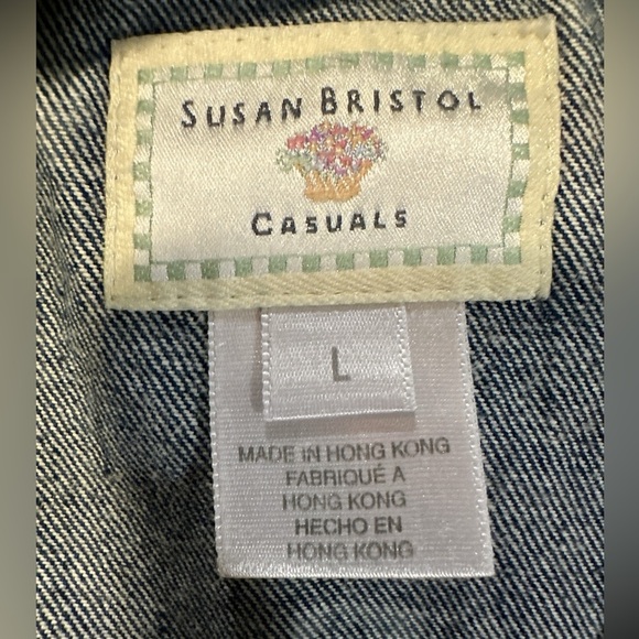 Vintage Susan Bristol Casuals Denim Vest - Picture 6 of 8